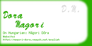 dora magori business card